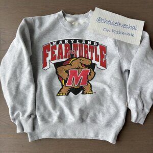 Maryland Terrapins Sweatshirt University Of Maryland Fear The Turtle Shirt Tee